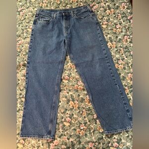 Carhartt Jeans Men's 38x30 Relaxed Blue Denim